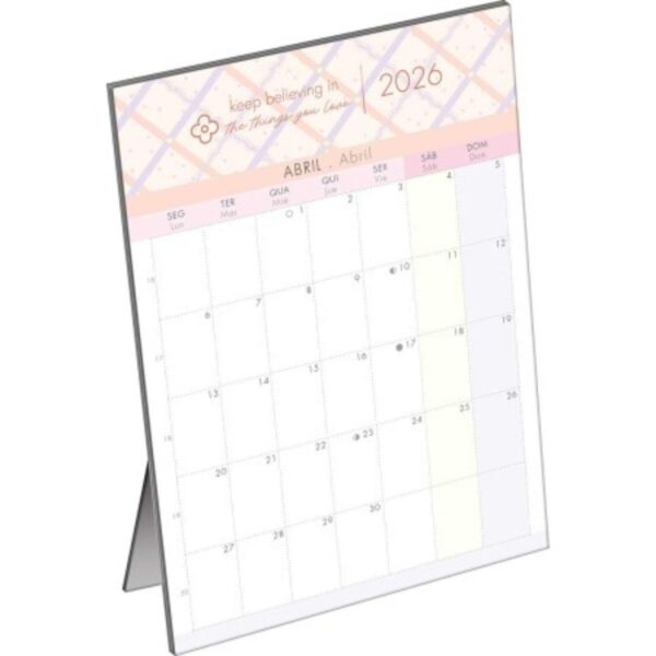 Calendário de Mesa 2026 Planner Soho - Tilibra