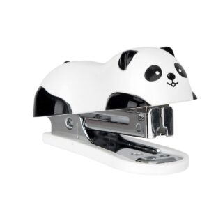 Grampeador Mini Panda + Caixa De Grampo - Tilibra