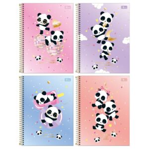 Caderno Espiral CD Univ. Lovely Friend 1 Matéria 80 Fls - Tilibra