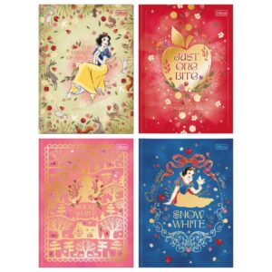 Caderno Brochura Capa Dura Colegial Branca de Neve 80 Folhas - Tilibra