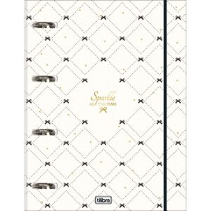 Caderno Argolado Cartonado Universitário com Elástico West Village 48 Folhas - Tilibra