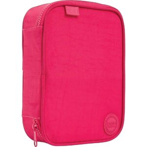 Estojo Box Académie Cereja Com Divisórias - Tilibra