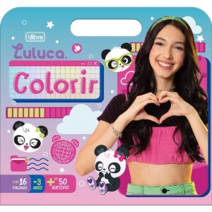 Álbum para Colorir Maleta Luluca 8 Folhas - Tilibra
