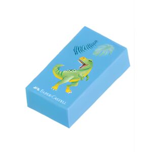 Borracha Coleção Dinossauros Azul - Faber Castell