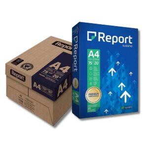 Papel Sulfite A4 75g Premium Report Caixa com 5.000 Folhas - Suzano