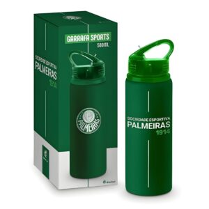 Garrafa de Alumínio Sports Palmeiras 500ml - BrasFoot