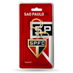 Chaveiro de Metal Escudo São Paulo - BrasFoot