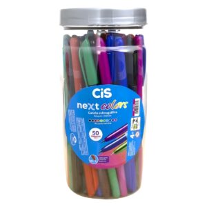 Caneta Esferográfica Next Colors 50 Unidades - Cis