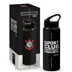 Garrafa de Alumínio Sports Corinthians 500ml - BrasFoot