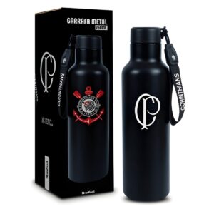 Garrafa de Alumínio Steam 750ml Corinthians - BrasFoot