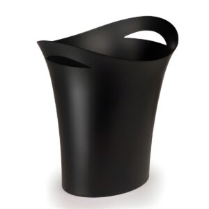 Lixeira Escritório 8 Litros Preta - Waleu