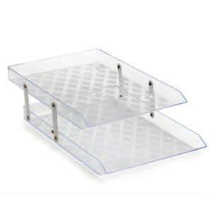 Caixa de Correspondência Articulável Dupla Acrílica Cristal - Maxcril