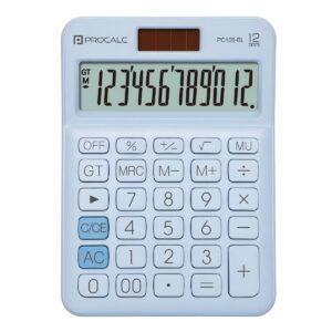 Calculadora de Mesa 12 Dígitos PC108 BL - Procalc